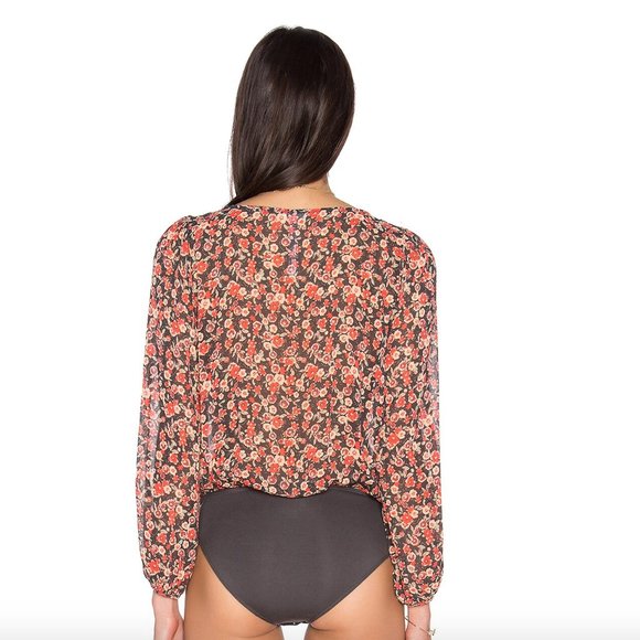 Free People Anna Bodysuit in Black Combo - Picture 6 of 12